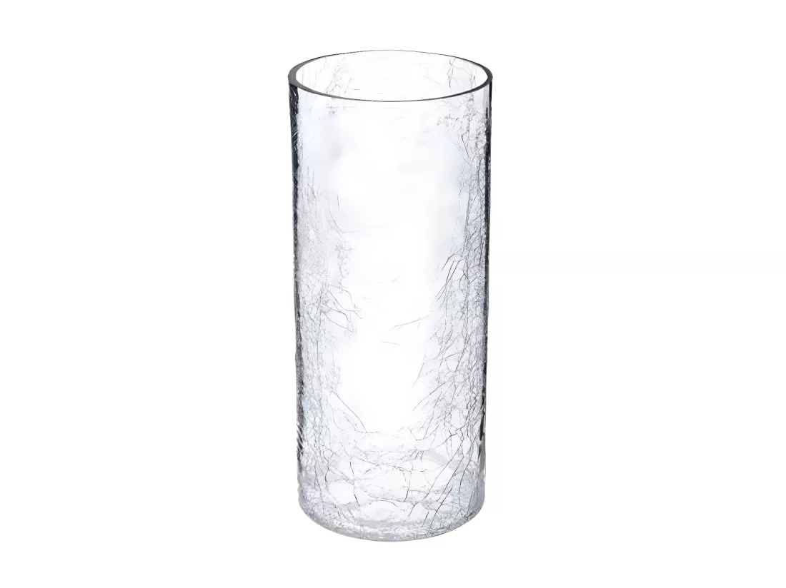 Vase en Verre Cylindrique 