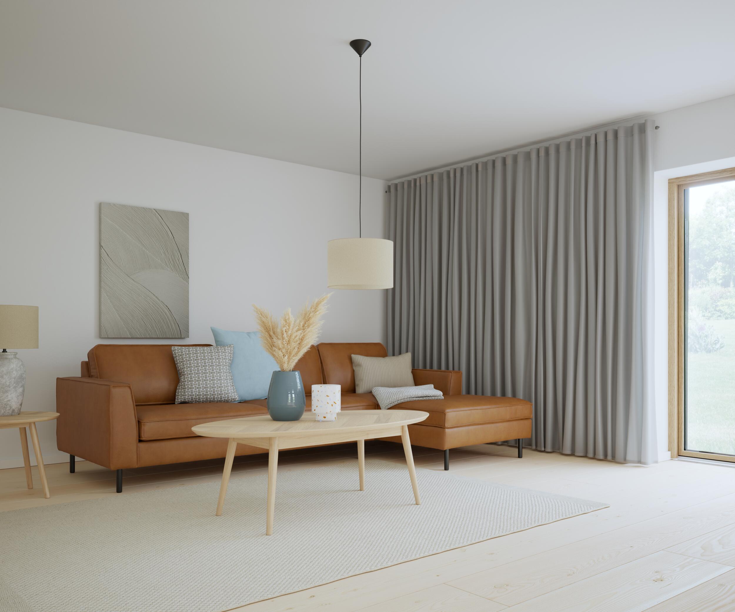 Scott højrevendt sofa med chaiselong