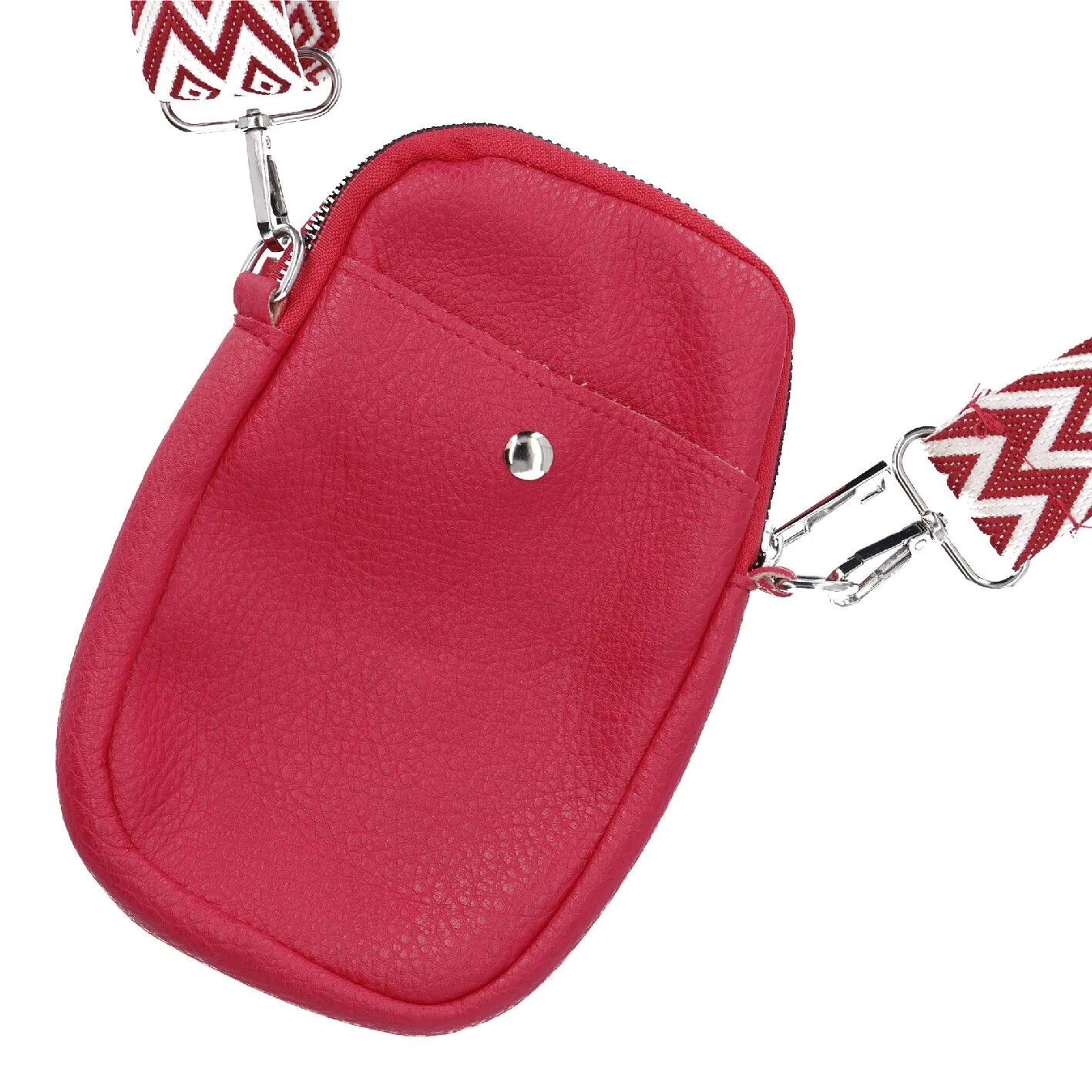 Handytasche Riemen, pink, 18 cm
