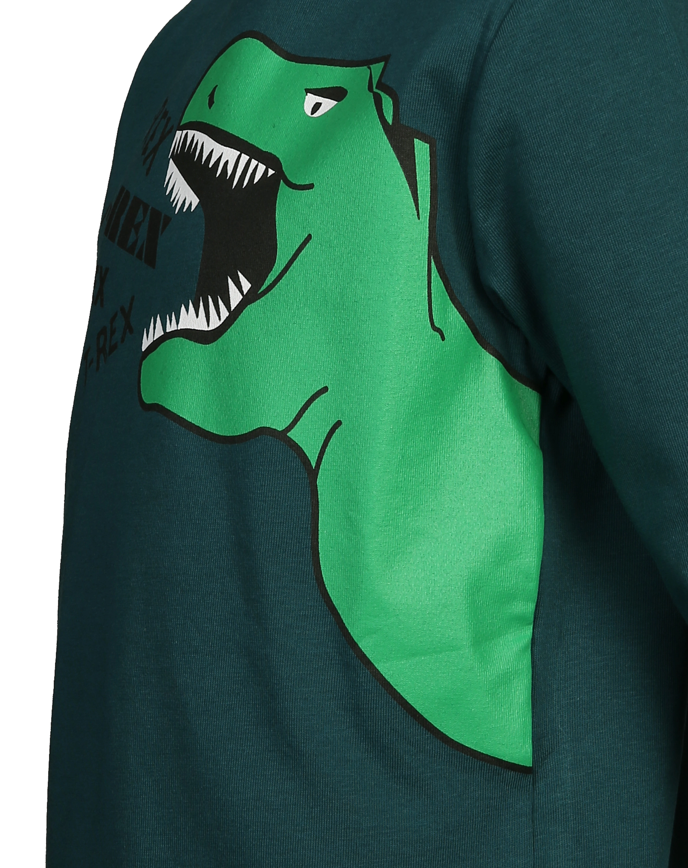 Langarmshirt T-REX in dunkelgrün