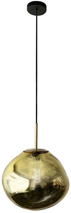 Hanglamp 1-lichts Gold Boaz B36 x D36 cm
