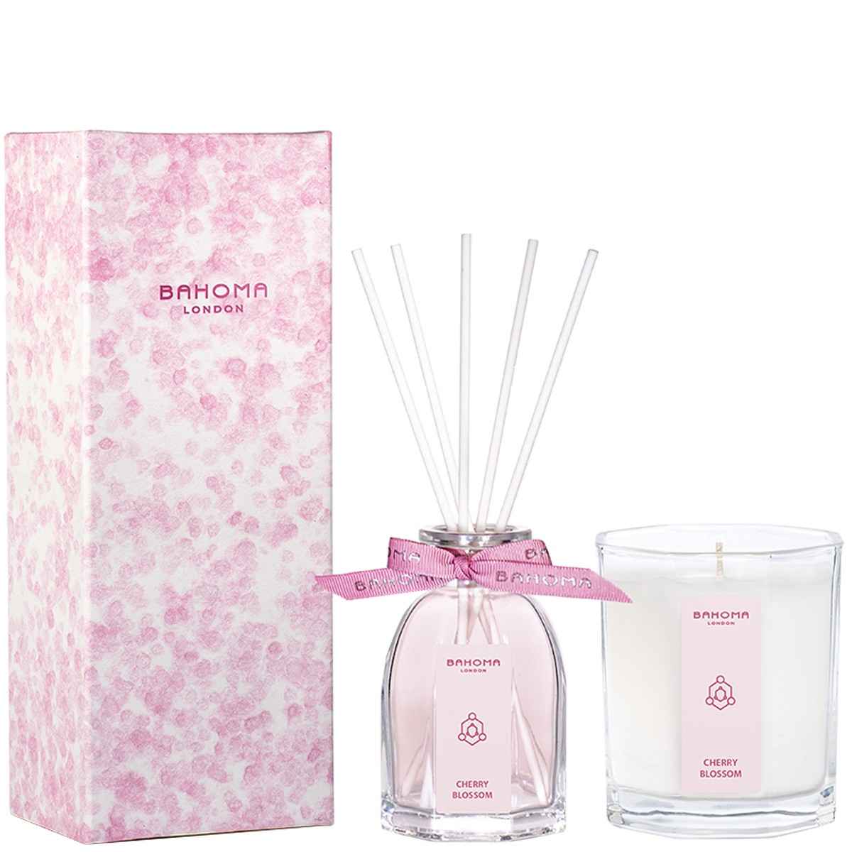 Coffret bougie & diffuseur - Cherry blossom - 2 unités