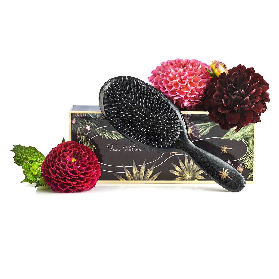 Fan Palm Boar & Nylon Brush Stardust Large