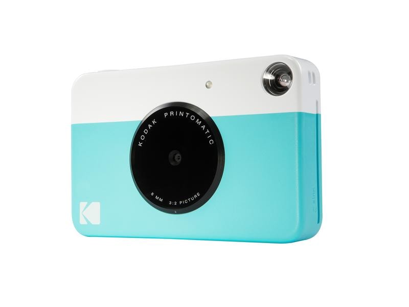 Kodak Fotokamera Printomatic Blau Aufnahme und Abzug im Handumdrehen