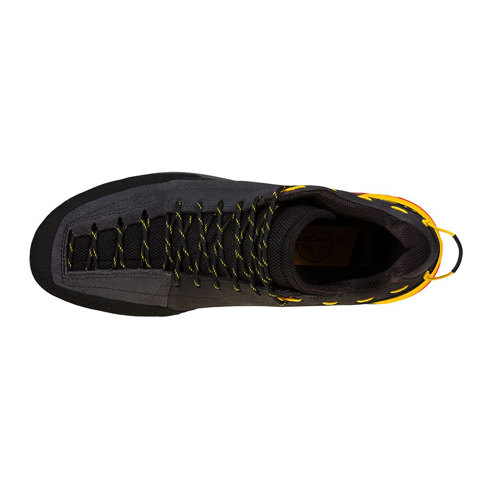 La Sportiva TX GUIDE LEATHER - Chaussures d'approche Homme carbon/yellow