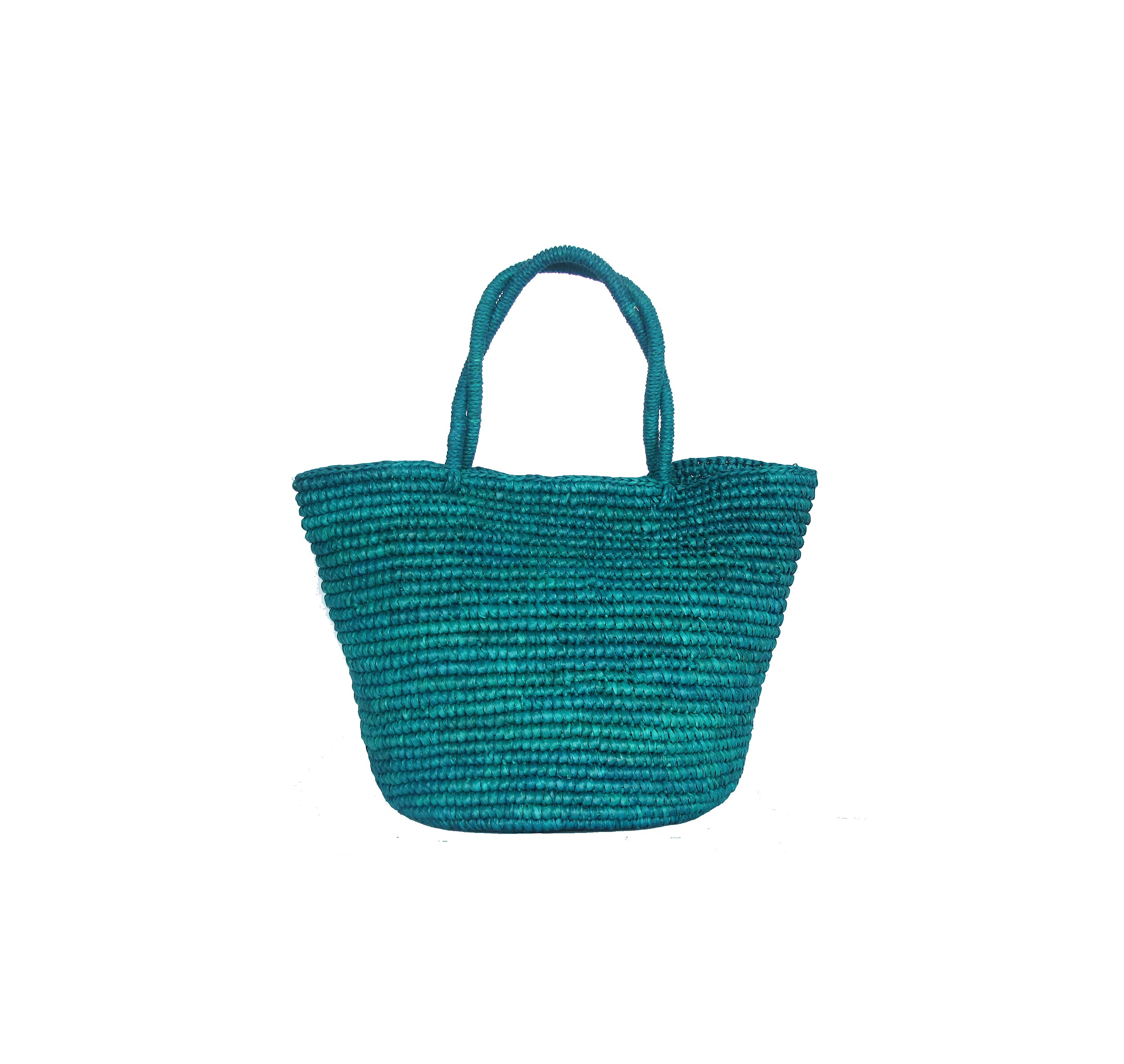Sac à langer en paille tressée unie