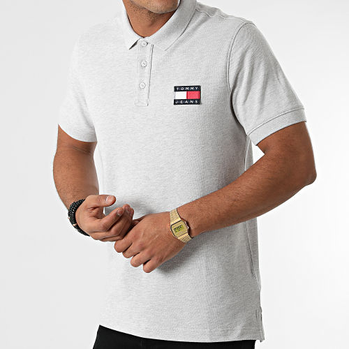 Polo Manches Courtes 9444 Gris Chiné