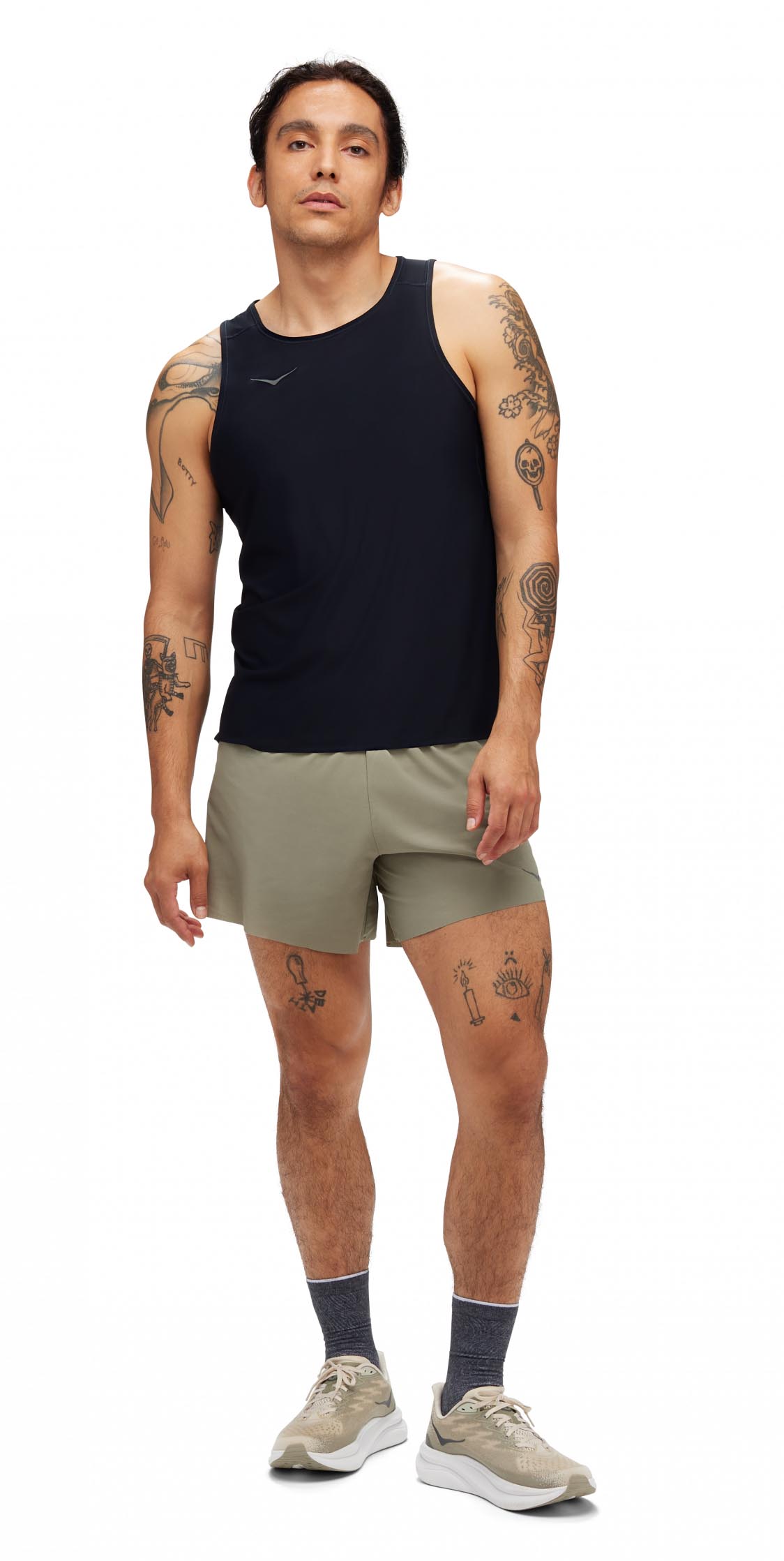 Airolite Run Tank Herre Black