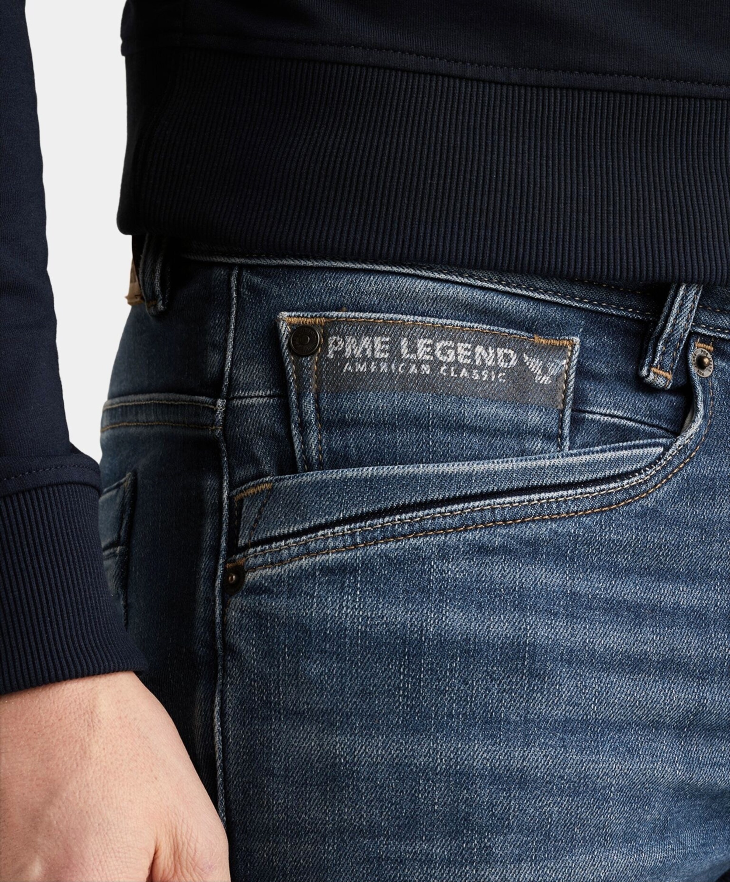 PME Legend SKYRAK HORIZON MID BLUE heren jeans blauw