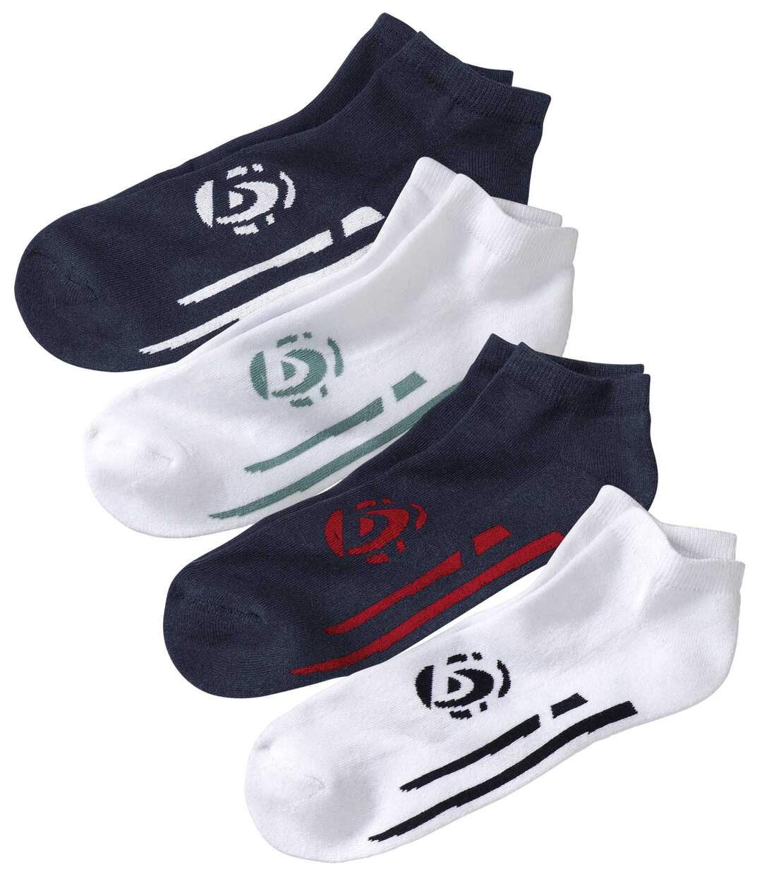 Lot de 4 Paires de Socquettes Sport