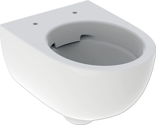 GEBERIT Renova Compact wandcloset, randloos, glanzend wit met KeraTect® speciaal glazuur, zonder toiletzitting, 500377018
