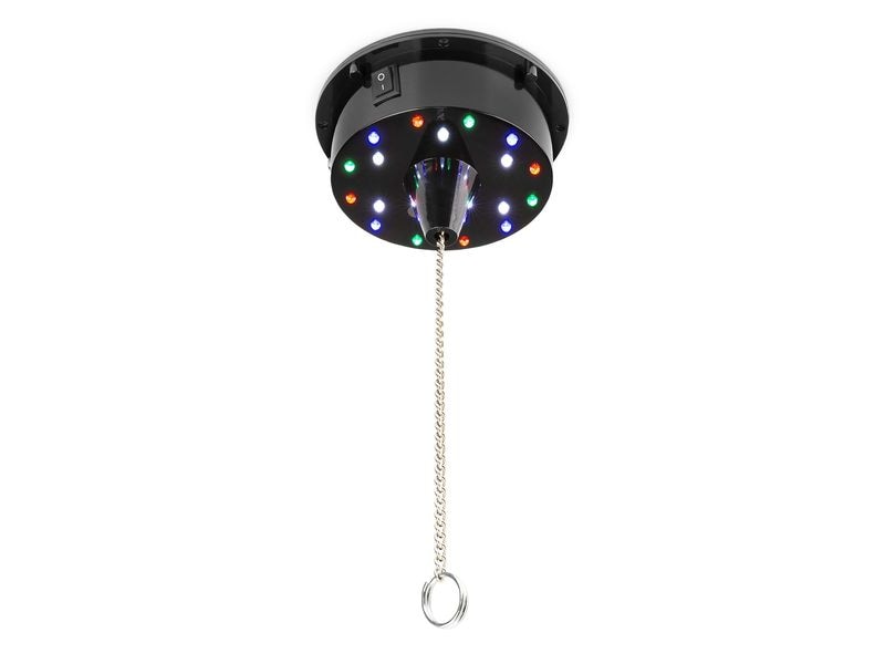 Fuzzix Spiegelkugel MB20 ml Spiegelkugel 20 cm mit Motor und LED