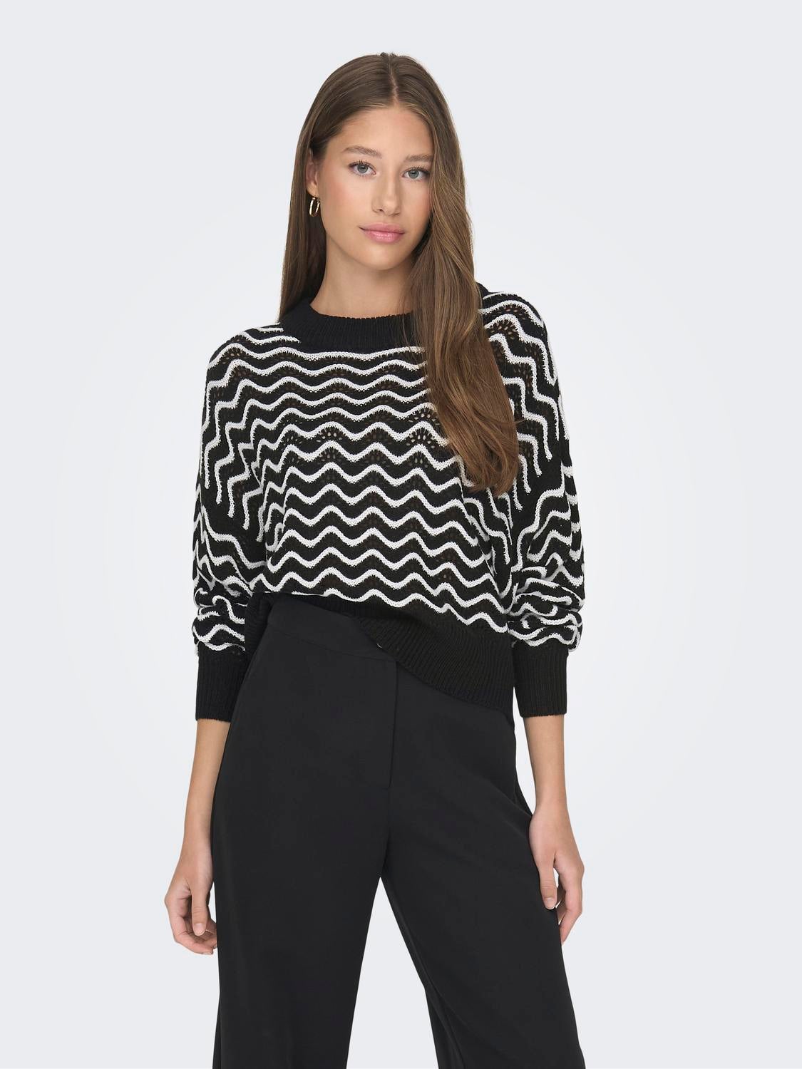 JDYRITA Strickpullover Black
