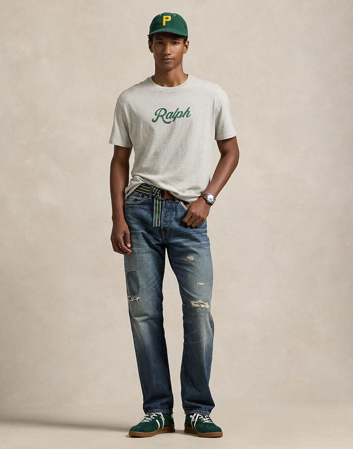 Polo Ralph Lauren 20/1 UNEVEN JERSEY-SSL-TSH Grå