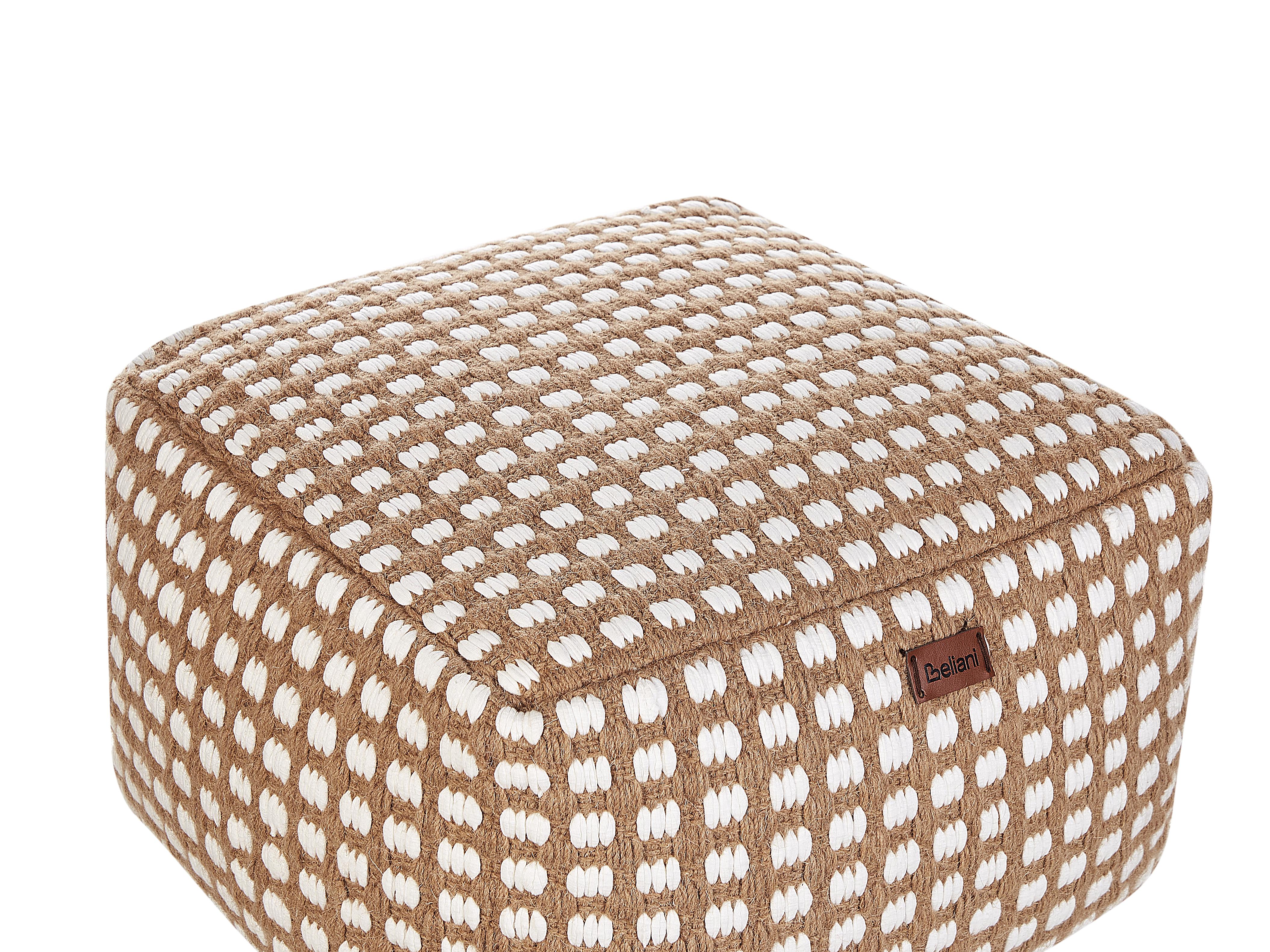 Poef CHILAR Katoen Beige