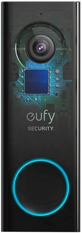 Eufy S220 2K Draadloze Video Deurbel Uitbreiding - Accu - Zwart