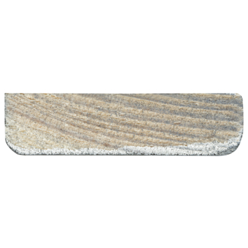 Koplat recht grenen zwart gelakt 12x45mm 270cm