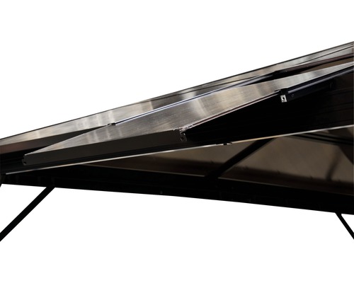 Costa Paviljoen 3 x 3,65 x 2,6 m met polycarbonaat dakpanelen en aluminium frame