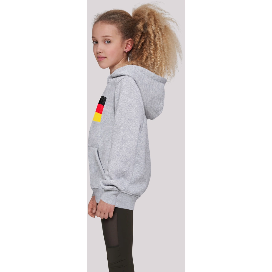 F4NT4STIC Hoodie Germany Deutschland Flagge distressed heather grey