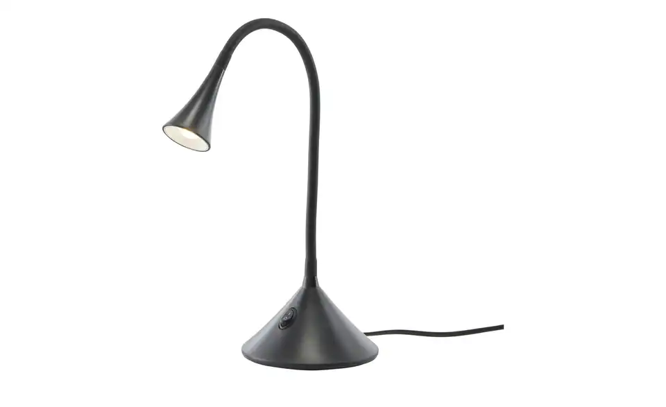LED Tischleuchte, 1-flammig lackiert, Schwarz
