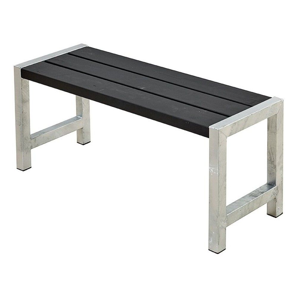 BENK PLUS SVART 127X38X45 CM