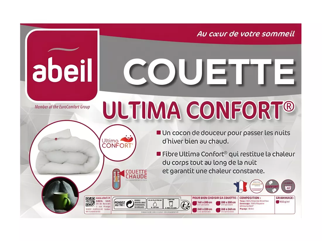 ABEIL Couette Ultima Confort 450 - 140 x 200 cm