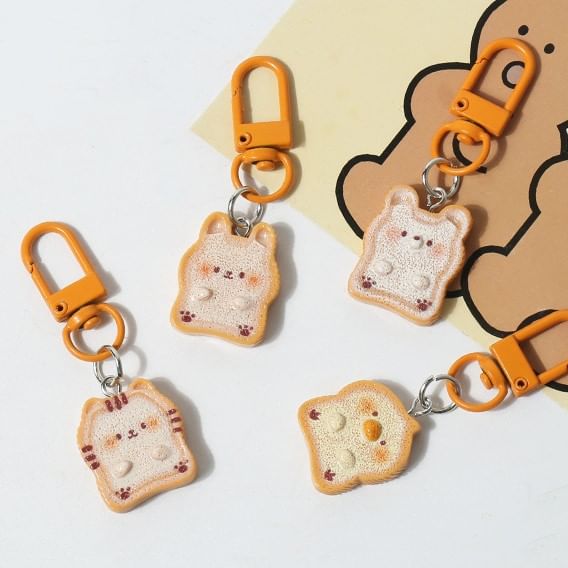 Jenorey - Toast Animal Bag Charm Sleutelhanger (Verschillende ontwerpen)