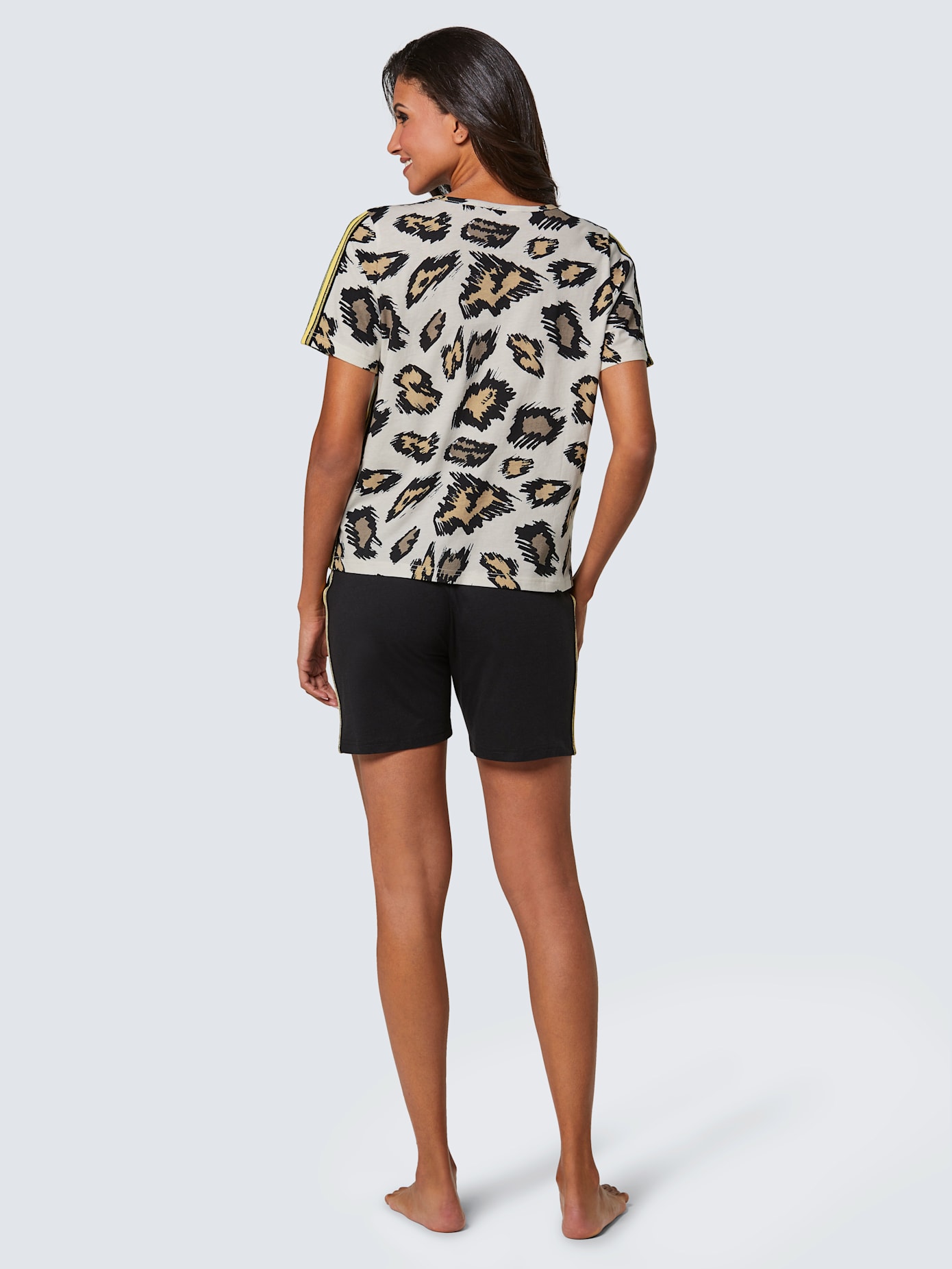 Pyjama court jersey fin