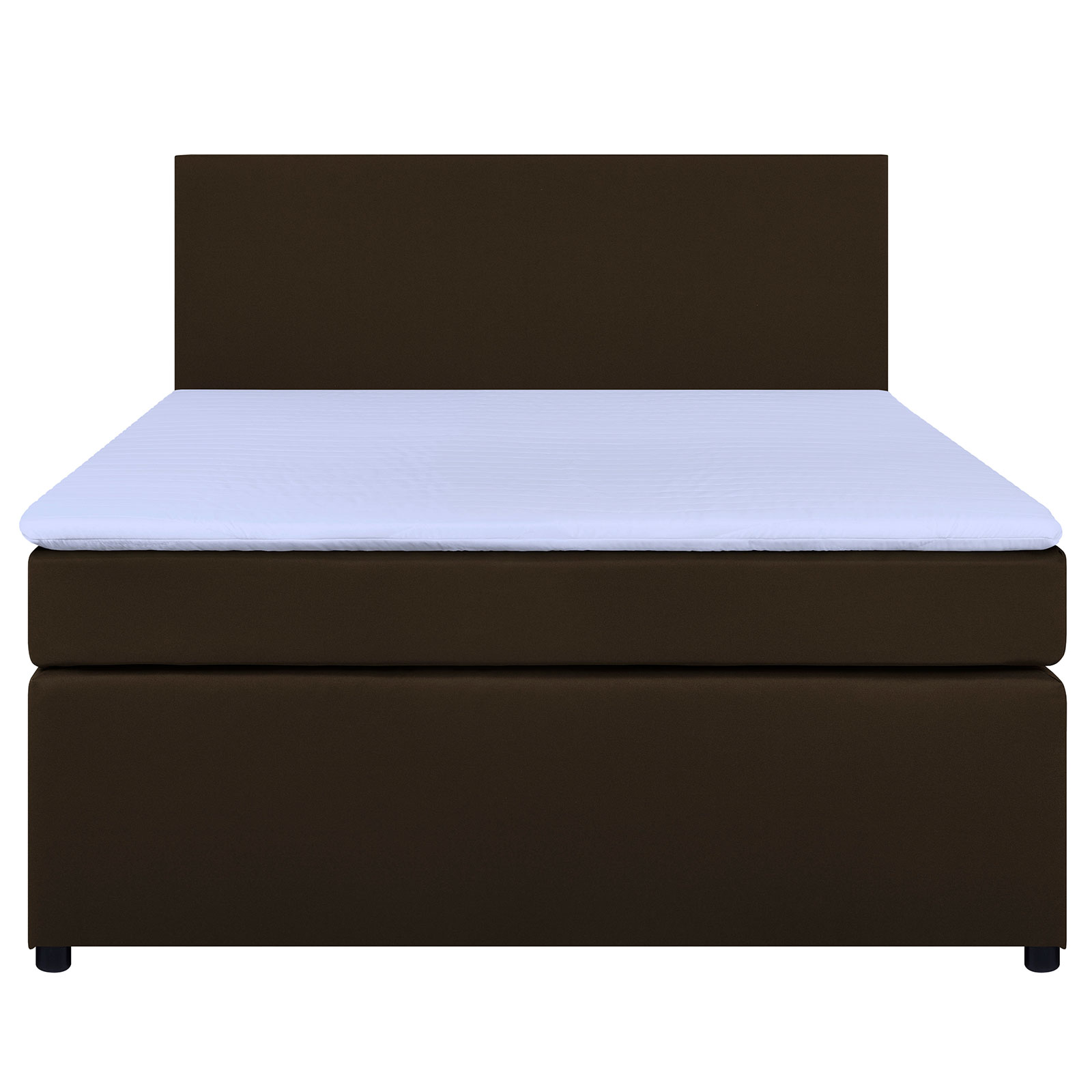 Boxspringbett - marron - H3 - 140x200 cm