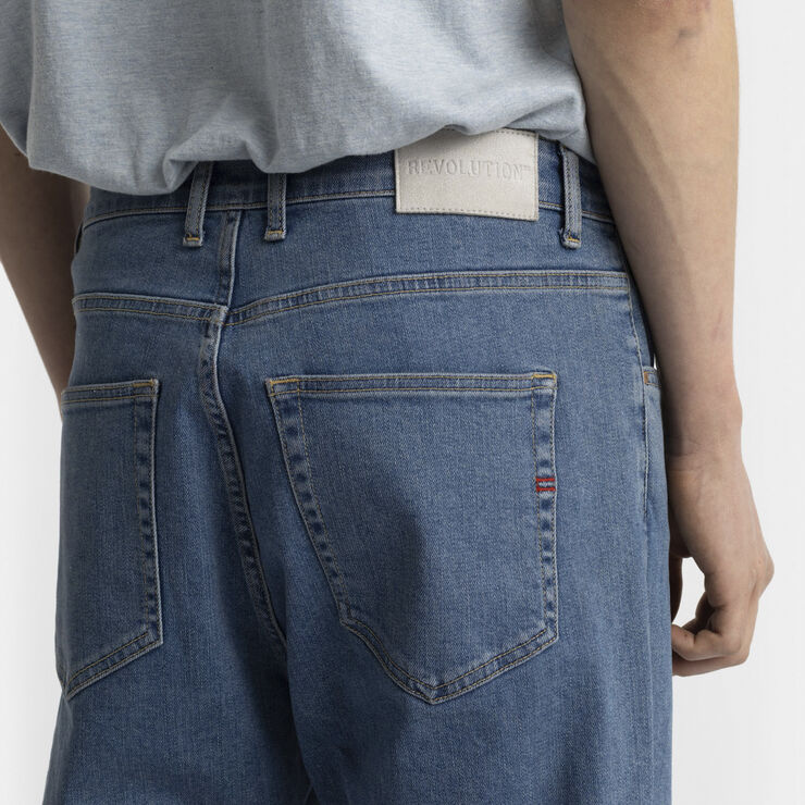 RVLT - Revolution Relaxed fitted jeans in organic cotton-stretch Blue