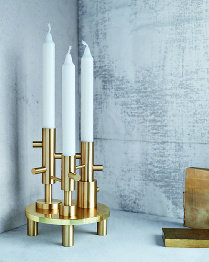 Fritz Hansen Lysestage Triple Large Messing