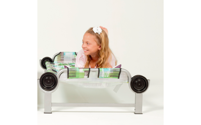 Disc-O-Bed Kid-O-Bed mit geradem Rahmen, ohne Seitentasche