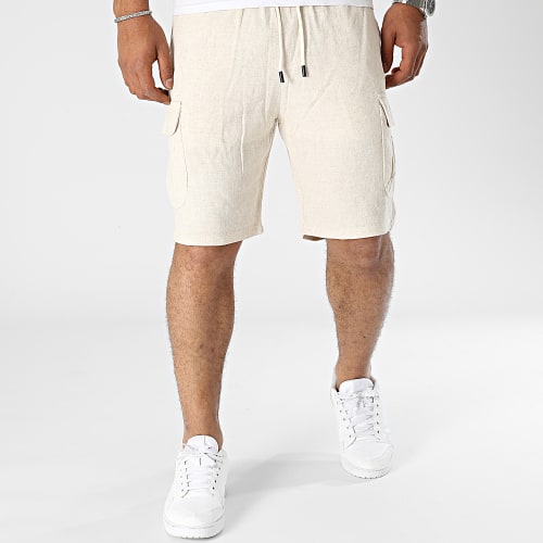 Short Cargo Beige Chiné