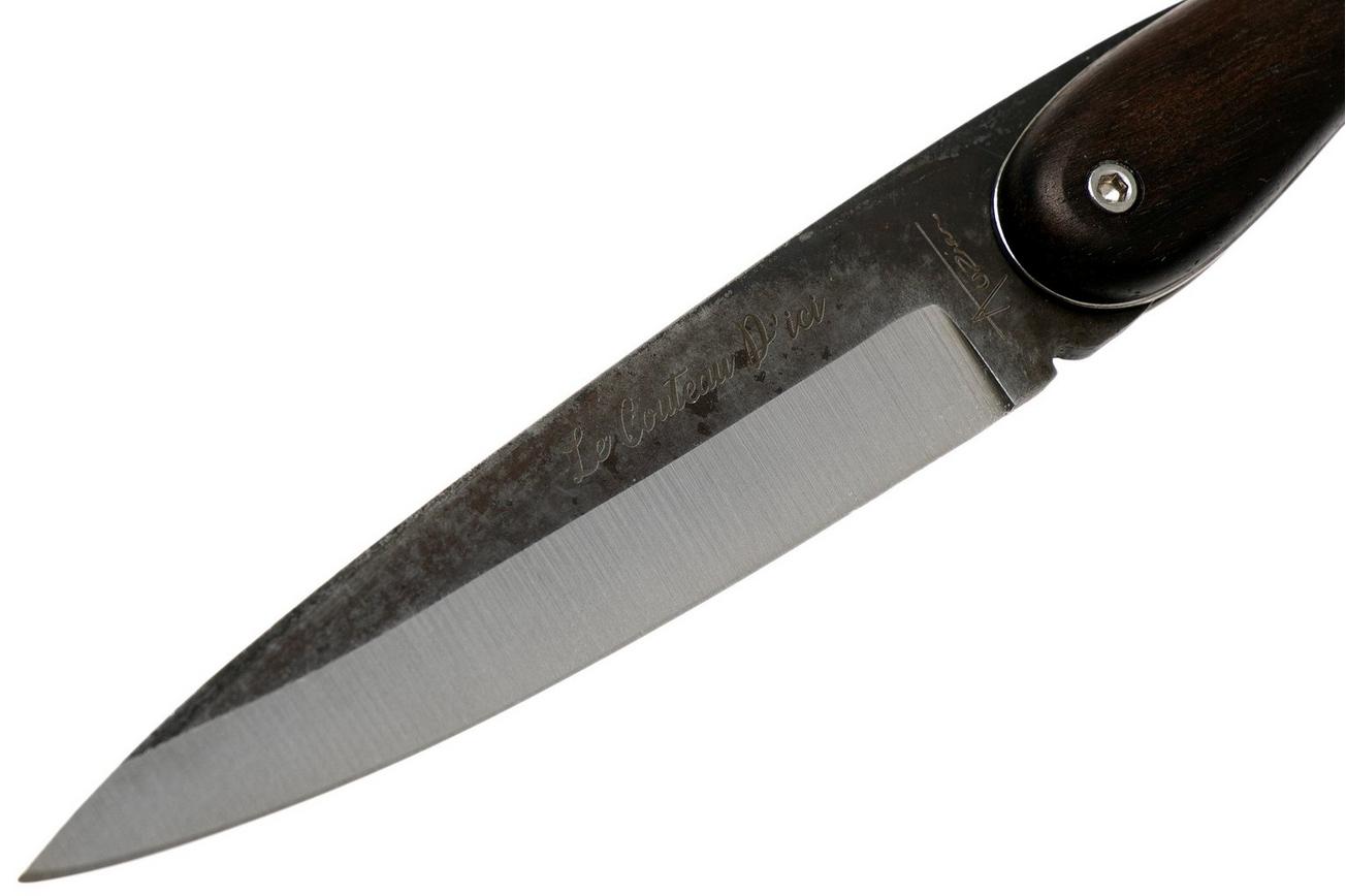 Laguiole en Aubrac Couteau d’ici L0511EBU/LNRB1 Ebony Carbon zakmes