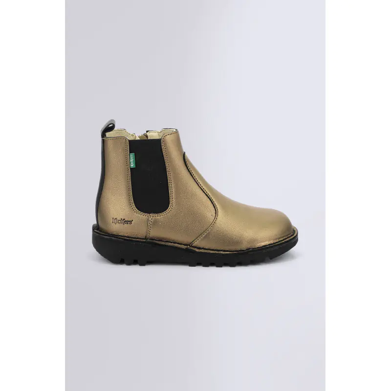 KICK YOTO KID BRONZE BOOTS Cuir Fille