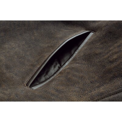 Herren-Lammfelljacke, Marone