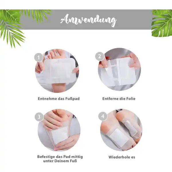 Relaxing Fußpads mit Lavendelöl