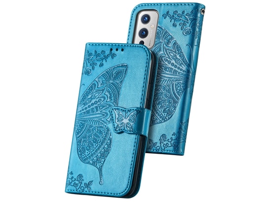 ADVANSIA - Coque smartphone Coque pour oneplus 9 bleu [papillon]