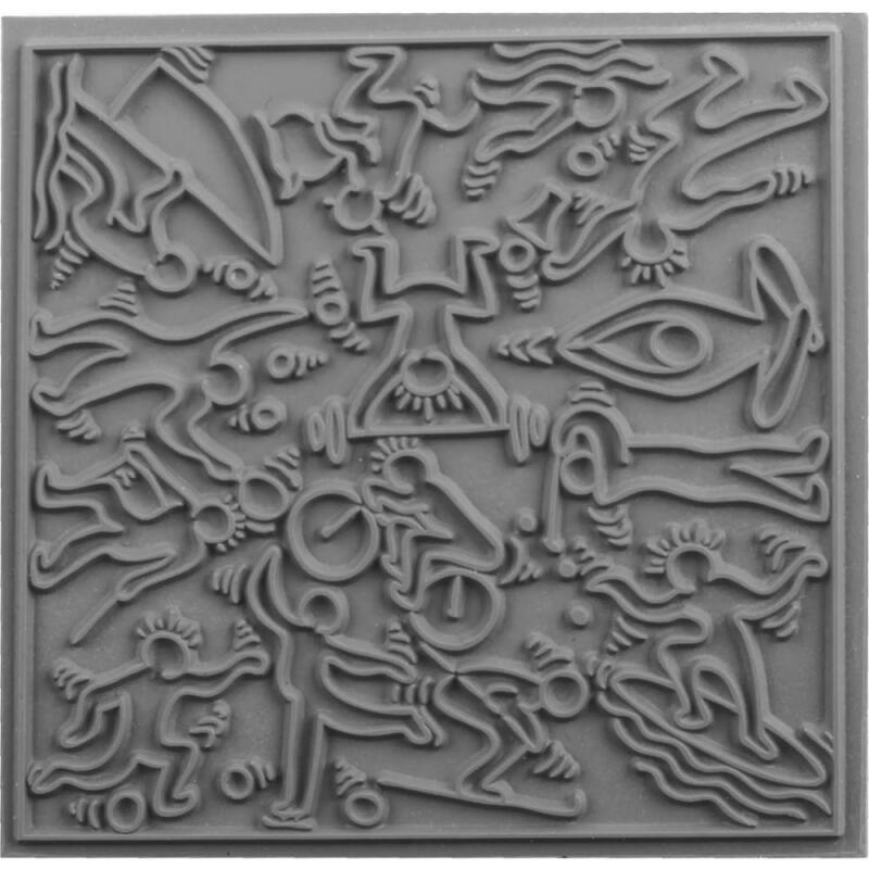 Cernit plaque de texture Sports - Gris