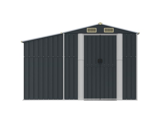 VIDAXL - Abri de jardin anthracite 277x365,5x179 cm acier galvanisé