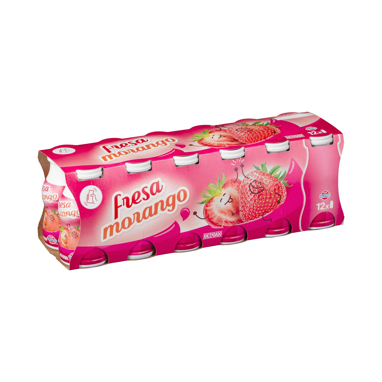 Yaourt liquide à la fraise Hacendado