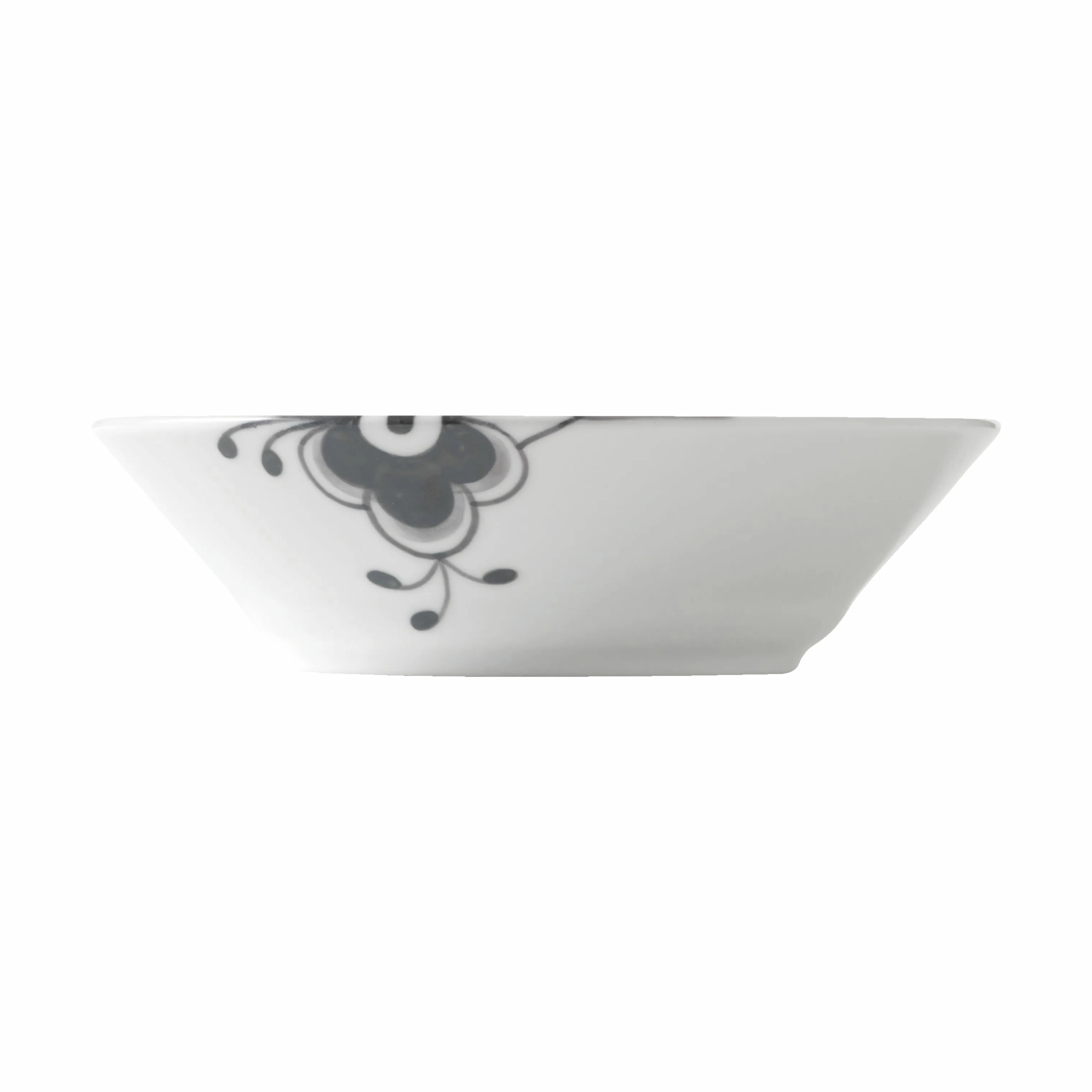 Royal Copenhagen Sort Mega Riflet Dyb Tallerken #6