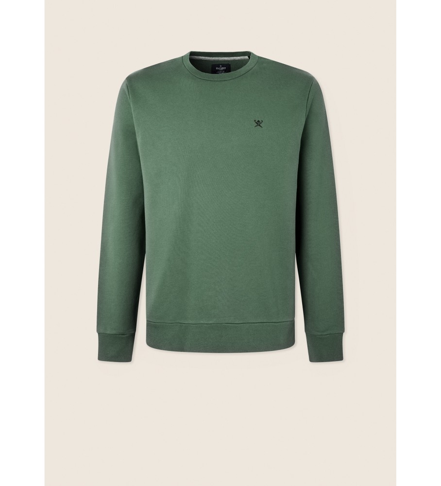 Moletom Hackett Fleece com Logotipo Bordado (Verde)