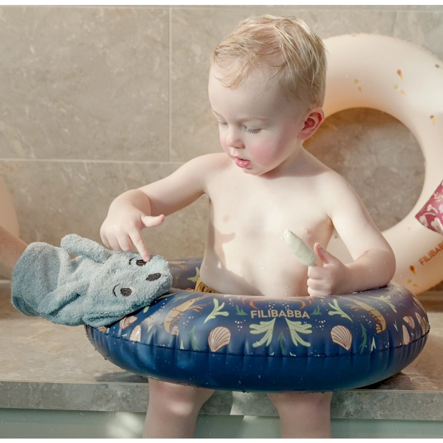 FILIBABBA Waschhandschuh Baby Hase