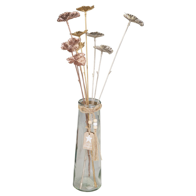 Blattzweig - ca. 50 cm - rosé-gold
