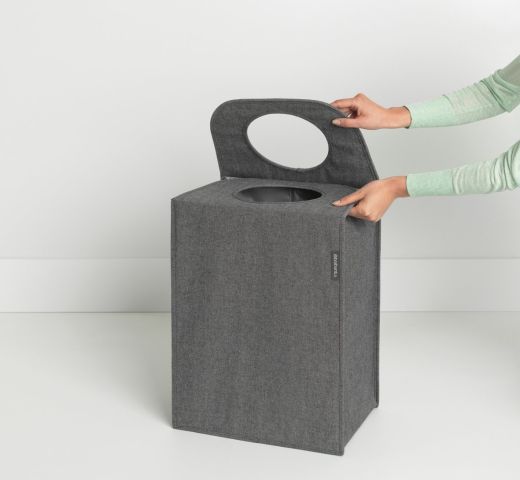 Wastas rechthoekig, 55 liter - Pepper Black