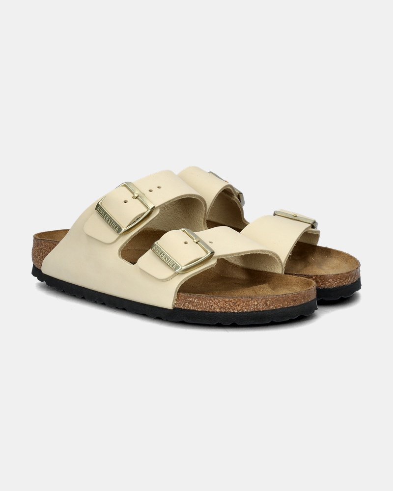 Birkenstock Arizona Nubuck Sandalen  - ecru