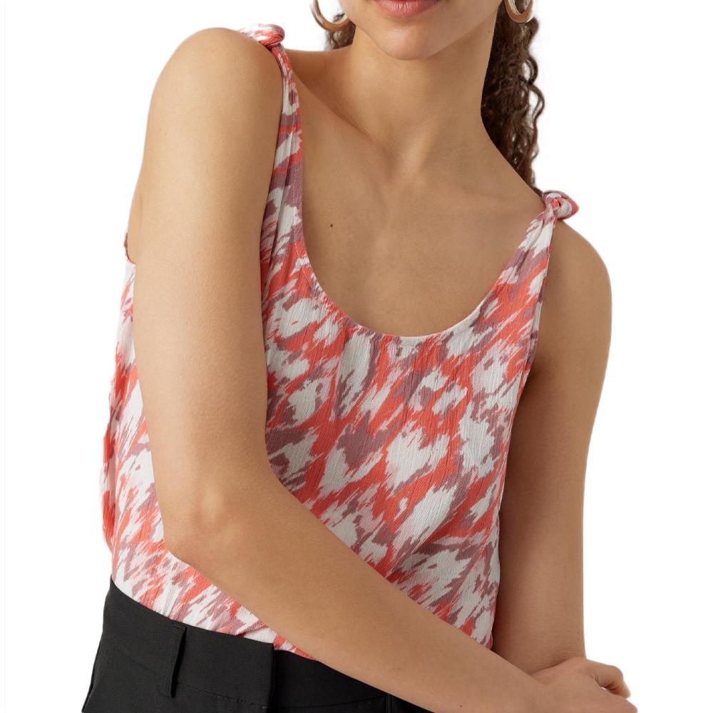 Vero Moda Débardeur Rose/Blanc Femme Vero Moda Enny Singlet