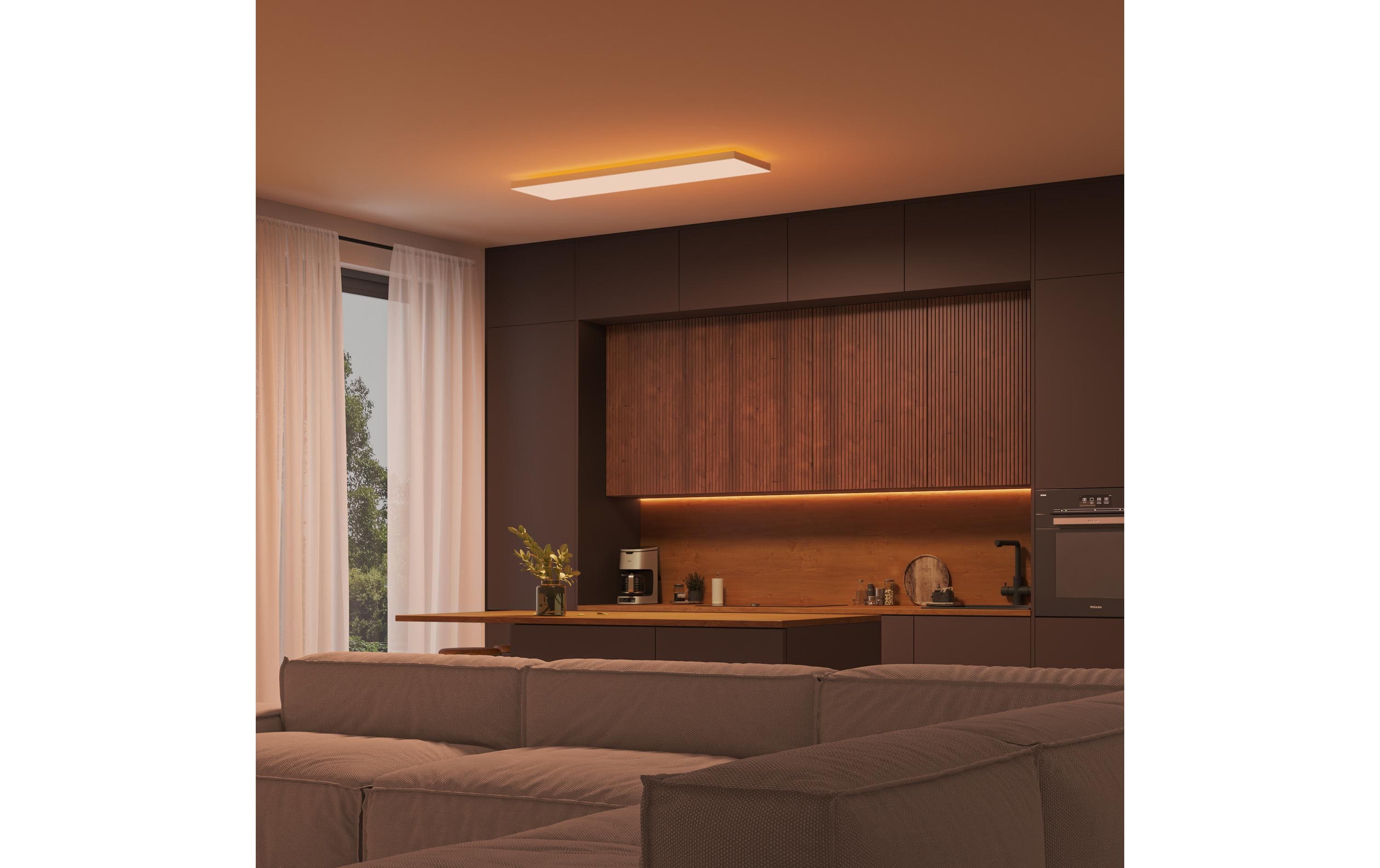 Deckenleuchte White & Color Ambiance Datura 1200 x 300 mm<br>Smartes Deckenpaneel mit Hintergrundbeleuchtung