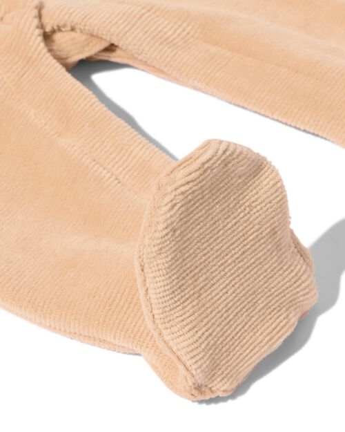 combinaison miffy en velours côtelé pour nouveau-né sable